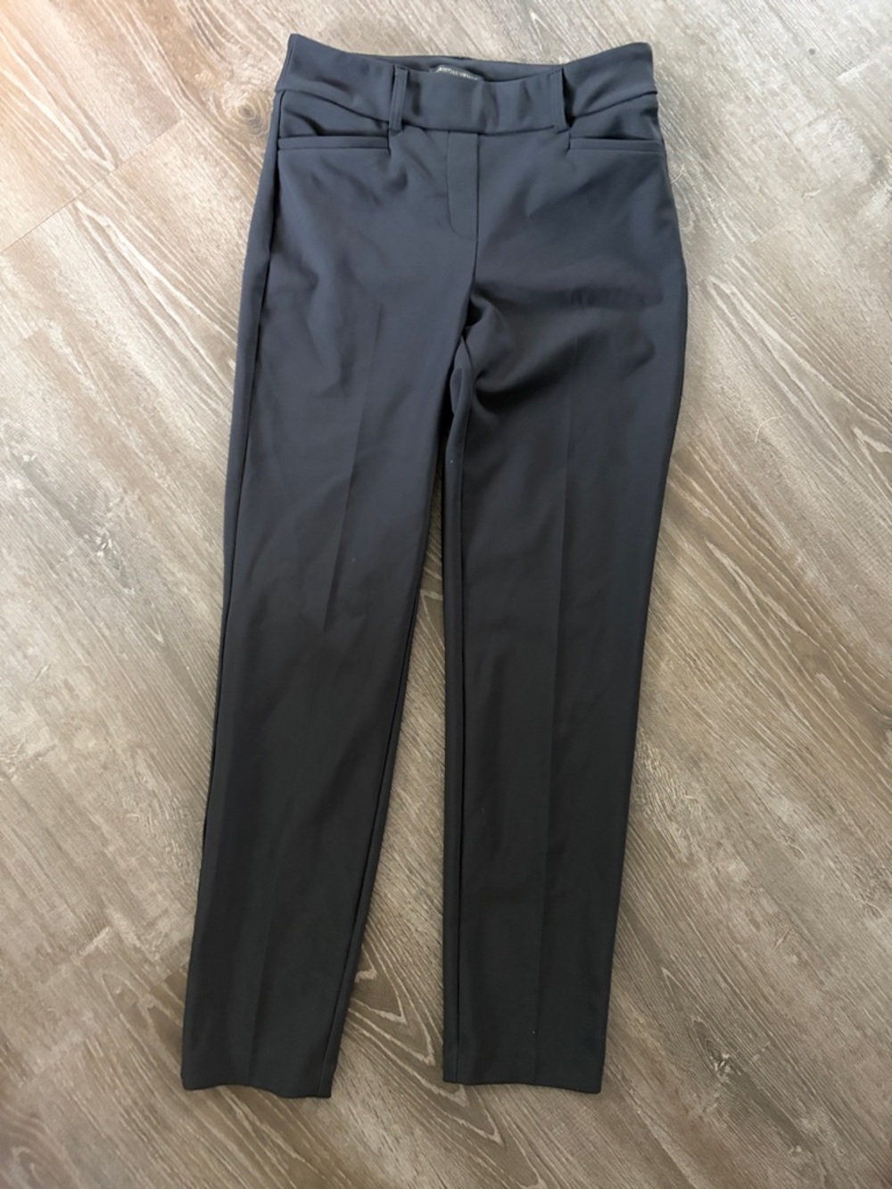 Christian Siriano New York Black Slim Leg Ankle Pants Stretch Size 2 RN 59478